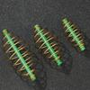 10 Pcs/Set Hot Olive Explosion Hanging Tackle Fishing Bait Stainless Steel Feeder Spring Lure