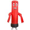 Надувной костюм Красный Смайлик-танцор, Взрослый