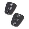Силиконовая 3-кнопочная клавиатура Shell сменный ключ для Hyundai Kia Auto Keys Partd