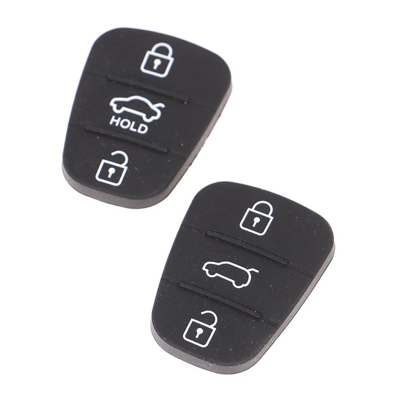 Силиконовая 3-кнопочная клавиатура Shell сменный ключ для Hyundai Kia Auto Keys Partd