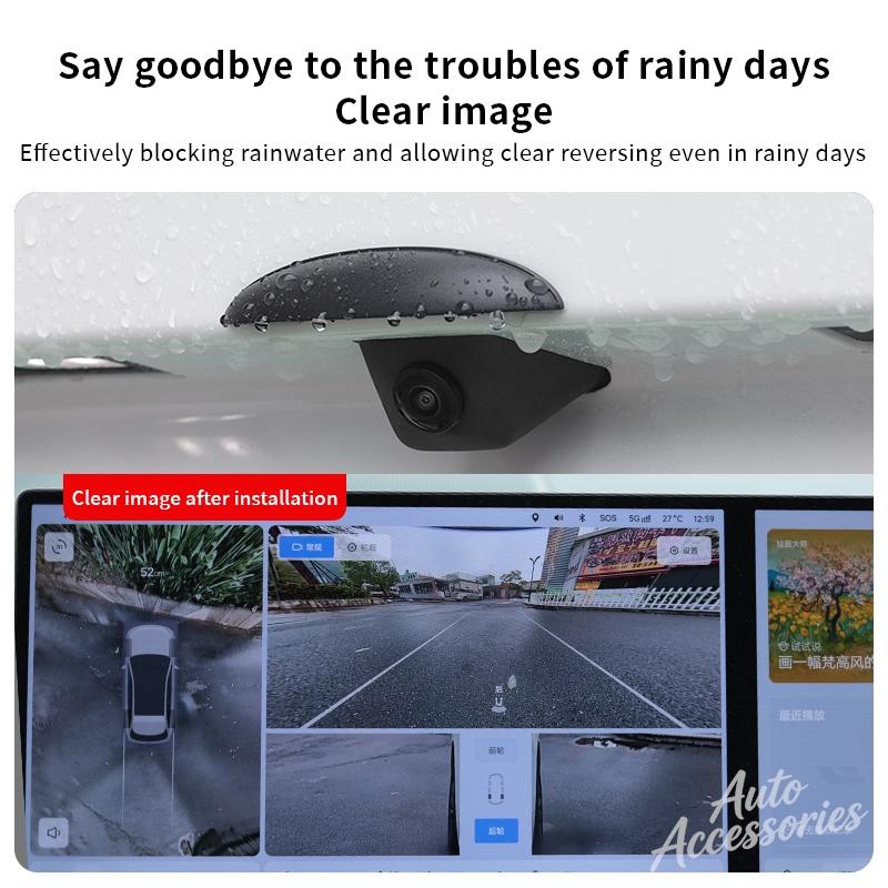 Car Rear View Mirror Camera Reversing Rainproof Cover Auto Logo Accessories For BMW MINI Cooper One JCW F54 F55 F56 F57 F60 R52