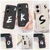 Luckly Letters Cover For Tecno Pop 6 Pro Case 2022 Silicone Soft TPU Phone Case For Tecno Pop6 Pop 6 Pro Bumper 6.6"