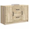 Sideboard in Sonoma Oak Finish 89 x 34.5 x 57 cm Particleboard
