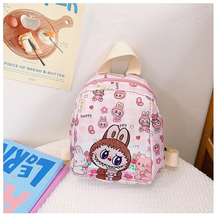 Labubu Children's Schoolbag Kindergarten Baby Lightweight Casual Backpack Boys and Girls Cute Cartoon Backpack KTY
