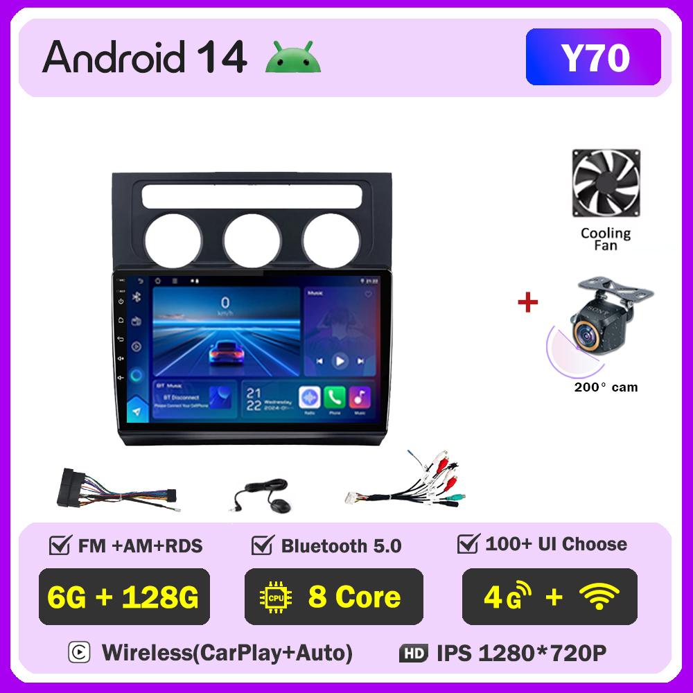 Для Volkswagen Touran 1 2003-2010 Автомобильный Android Радио Стерео Головное Устройство GPS Навигация Сенсорный Экран Mirror Link Интеллектуальная Система