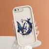 Butterfly Moon Pattern Phone Case for iPhone Samsung Galaxy Xiaomi Redmi POCO HUAWEI Honor Shockproof Rubber Soft Flexible Cover Casing