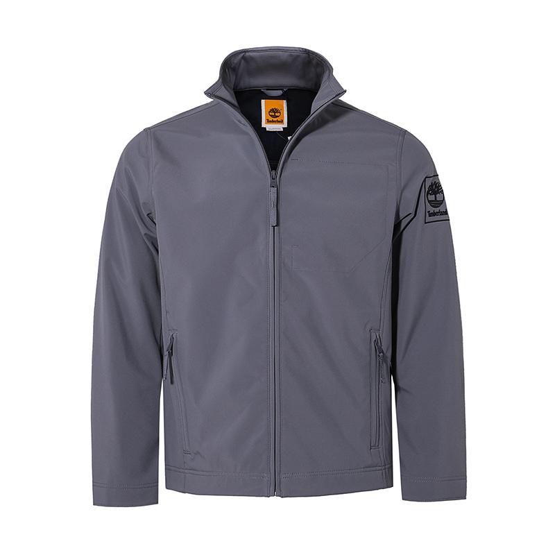 Timberland Stand Collar Warm Zipper Design Long Sleeve Jacket Men Jacket Blue A44UU-073