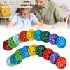 9/18Pcs Math Fidget Spinner Addition Subtraction Division Multiplication Learning Educational Spinner Toy Students Teaching Aid Math Manipulatives
