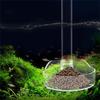 Feeding Food Tube for FishTank Feeding Tools with Dish Bowl Easy Clean Transparent Acrylic Crystal Shrimp Pot
