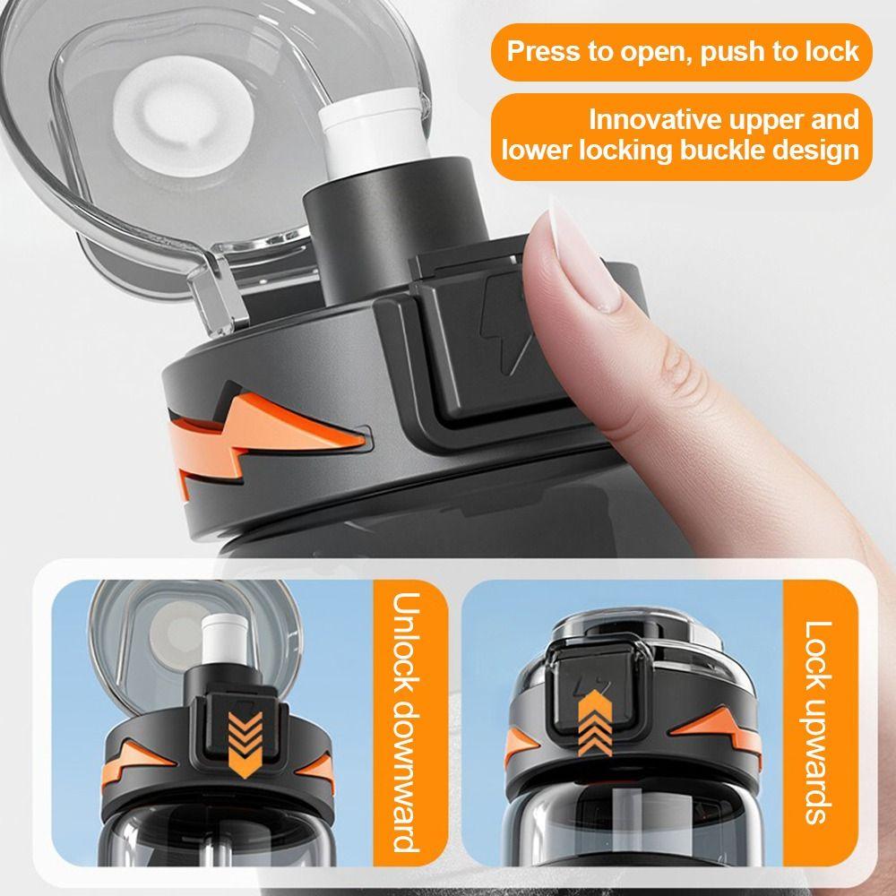 Large Capacity Water Bottle Cup Leak-proof Fitness Kettle Sports Water Bottle Outdoor Travel