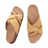 Fashion Crestar Women Fashion Clogs Sandals with Arch Support New Comfortable Cork Footbed Mules Slippers Summer Lady House Suede Slides