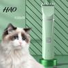 Pet Hair Clipper 1 Set Cat Trimmer Quiet Cordless Handheld Dog Shaver USB Charging Electric 4-in-1 Grooming Kit with 4 Blade for Long Pets Nail