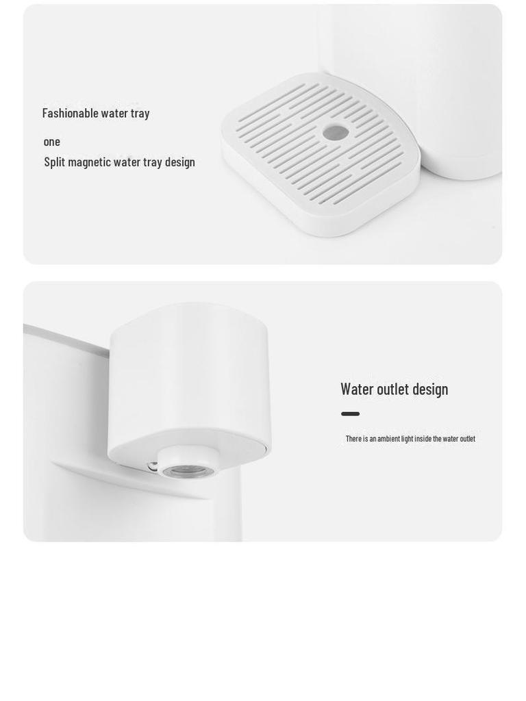 Компактный диспенсер для мгновенного нагрева горячей воды: Быстронагревающийся, портативный и встраиваемый настольный очиститель