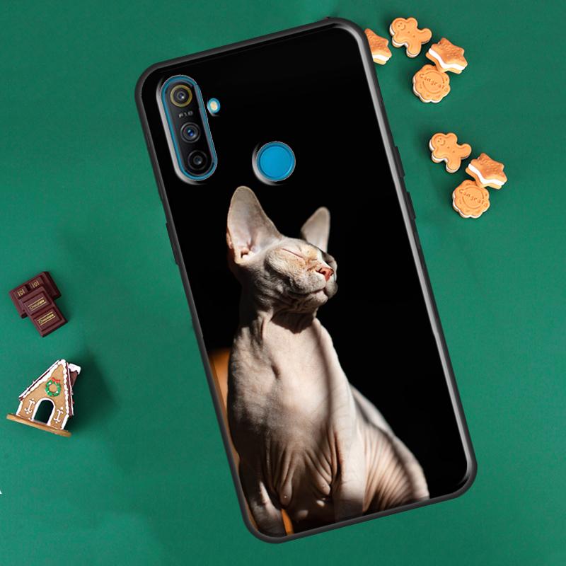 Сфинкс Сфинкс Кот для OPPO Realme 8 Pro 8i 9i GT Neo2 Master C21, чехол для OnePlus 10 9 Pro Nord2 8T 9R, чехол