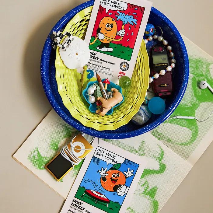 UGLY LOVELY (8+2) План маски для лица с картофелем и мандарином (вегетарианский)