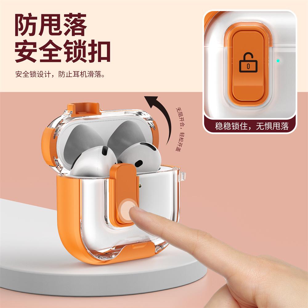 Прозрачный фиксатор для защитного чехла AirPods pro1 первого поколения, чехол для Bluetooth-гарнитуры Apple pro1 первого поколения