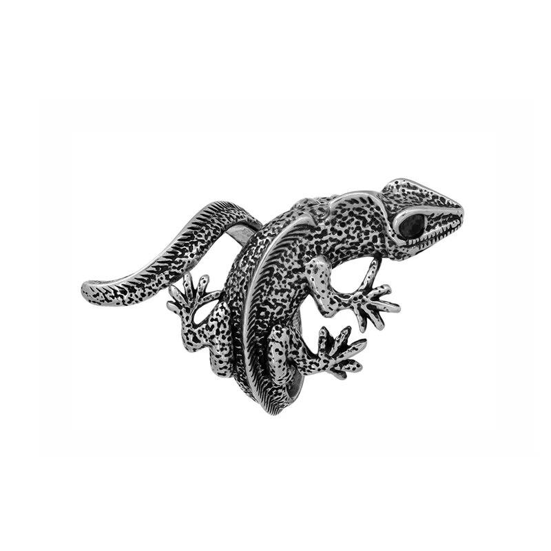 Мужское кольцо в стиле ретро-панк, скелет демона, хип-хоп, рок, локомотив, кольцо из титанового стального сплава, кольцо цвета древнего серебра, женские ювелирные изделия