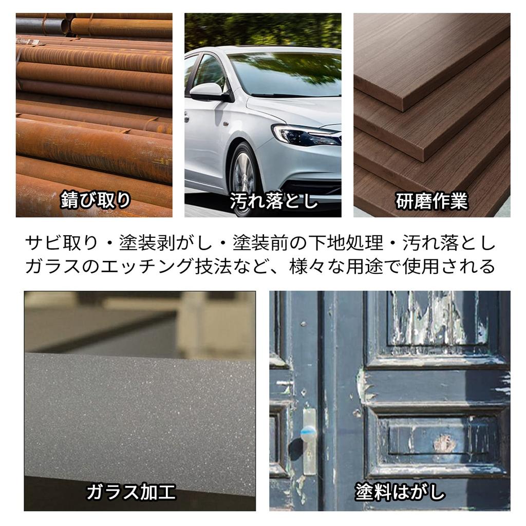 Sutekus Sandblasting Gun Kit for Rust Removal and Paint Suction Blast Gun with Nozzle Stripping, Painting, Cleaning, Maintenance,