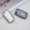 New TPU Car Flip Key Case for VW Volkswagen Polo Tiguan Passat Golf Jetta Lavida Skoda Octavia Full Cover Keycahin Shell Bag