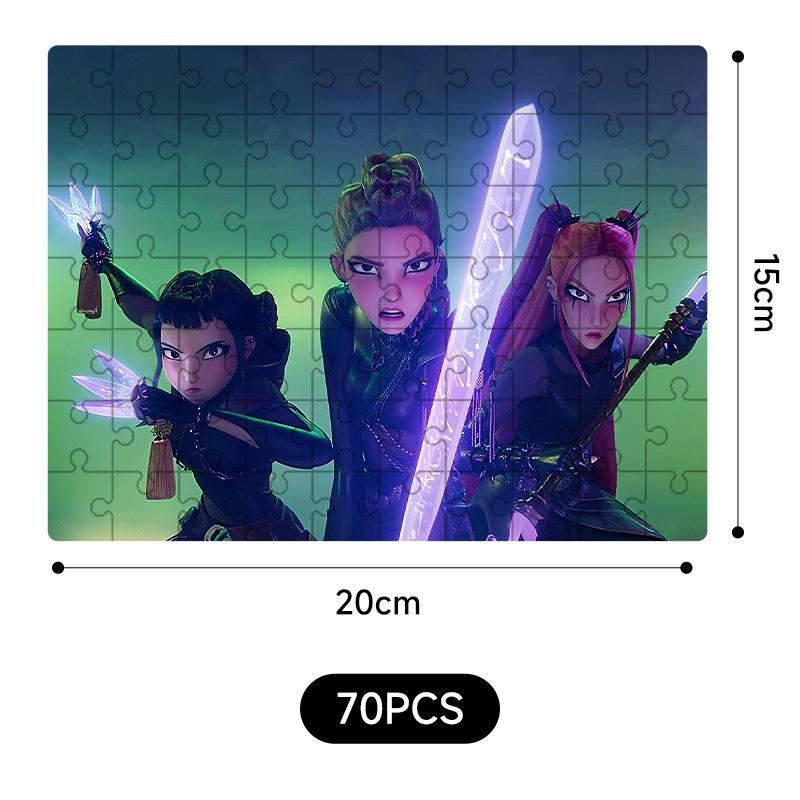 Новый пазл «Охотники на демонов» Игрушки Настольная игра Руми Мира Зои Хантрикс Узор персонажа Коллекционный декор Детские подарки