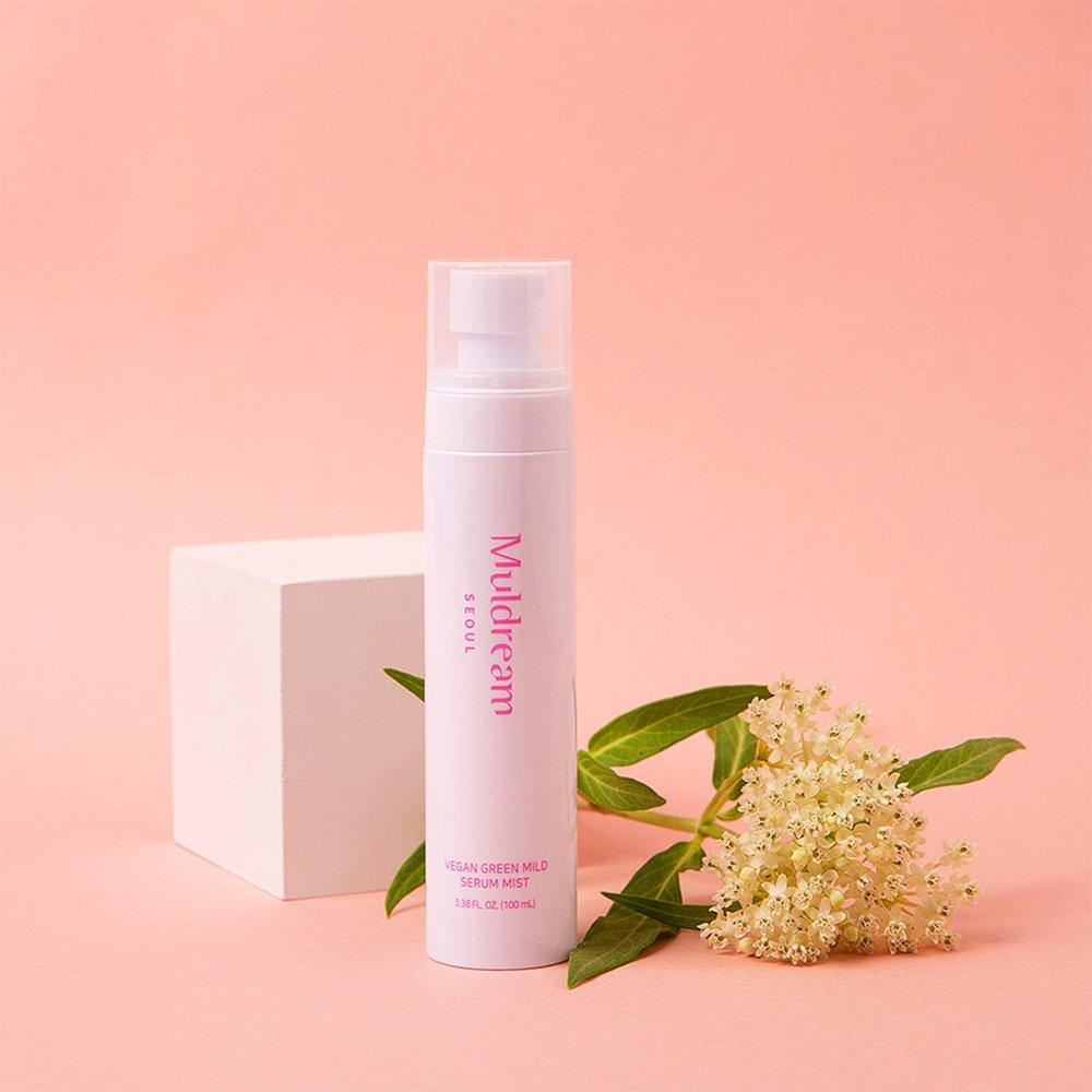 Окрашивающий веганский зеленый мягкий сывороточный спрей 100 мл