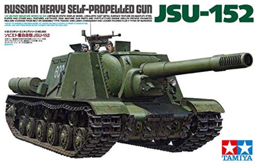 Tamiya Military Miniature Series Soviet Army Heavy Artillery Plastic Model 35303 1/35 No.303 Self-Propelled JSU-152