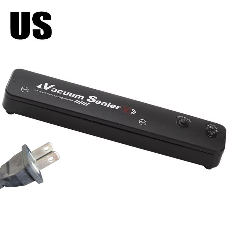 2025 Автоматическая машина для вакуумной запайки продуктов с пакетом для запайки, для сохранения свежести продуктов, портативный кухонный вакуумный запайщик, 220 В