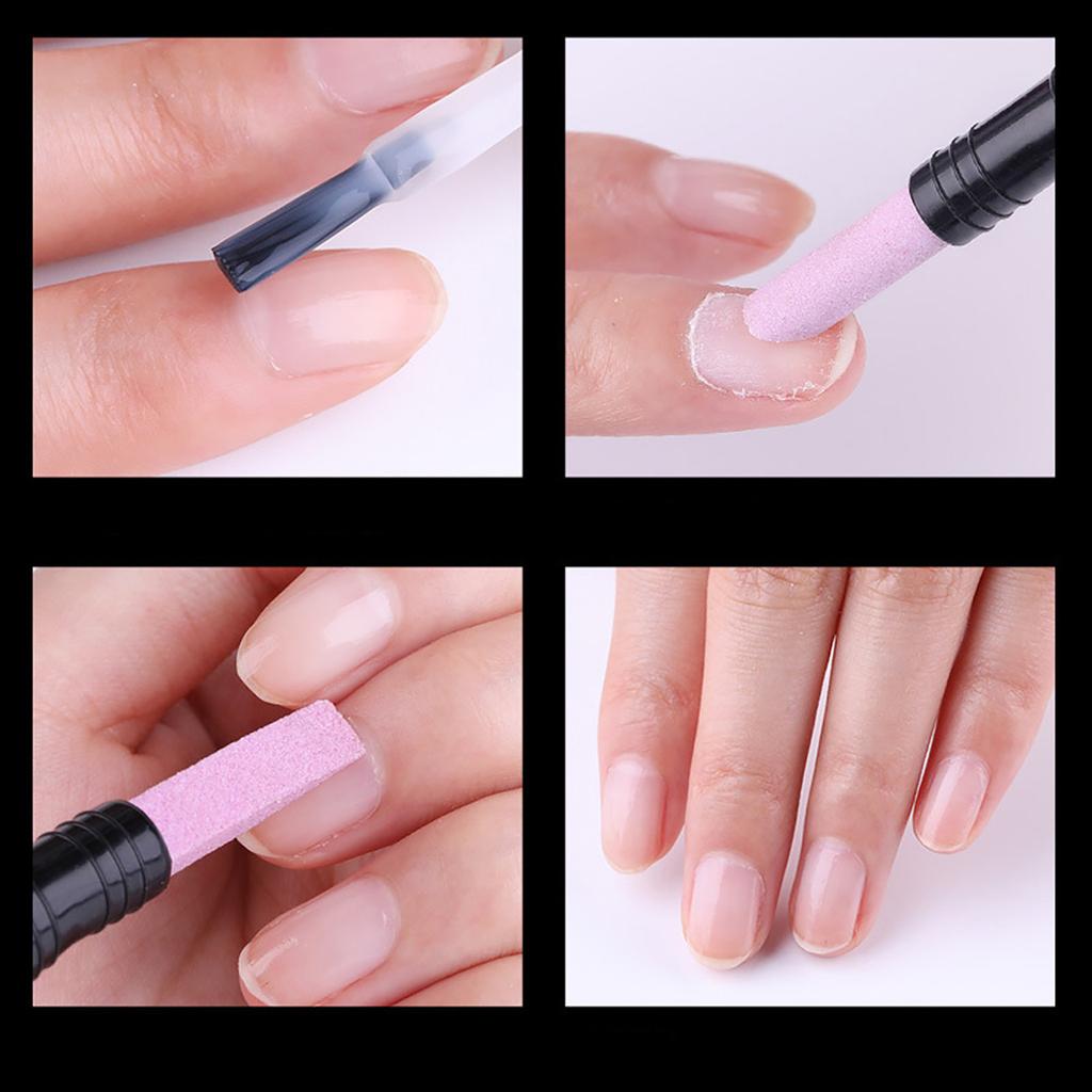 Маникюрная двуглавая многофункциональная ручка для пилинга, восстановления и полировки кожи