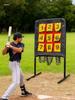 Portable Nine-Grid Baseball Throwing and Practice Net for Indoor/Outdoor Use