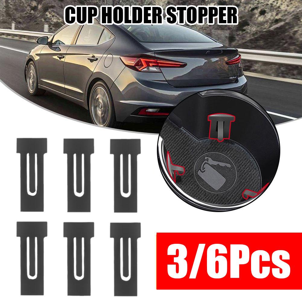 3/6pcs Car On-board Water Cup Holder Insert Cup Stabilizer For Kia Car Interior Accessories J9y2