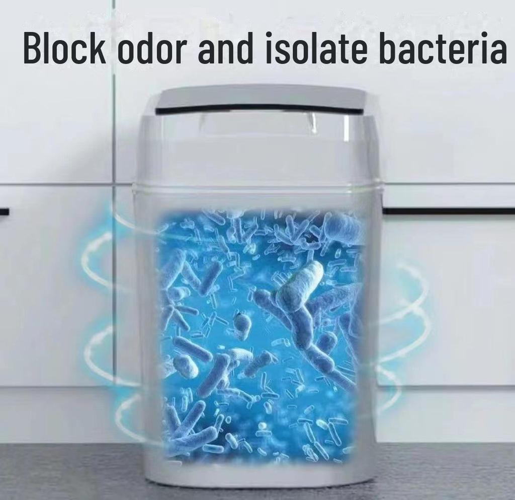 12-литровый интеллектуальный датчик мусорного ведра: Автоматический и ручной, водонепроницаемый, дезодорирующий, стерилизатор для кухни и туалета