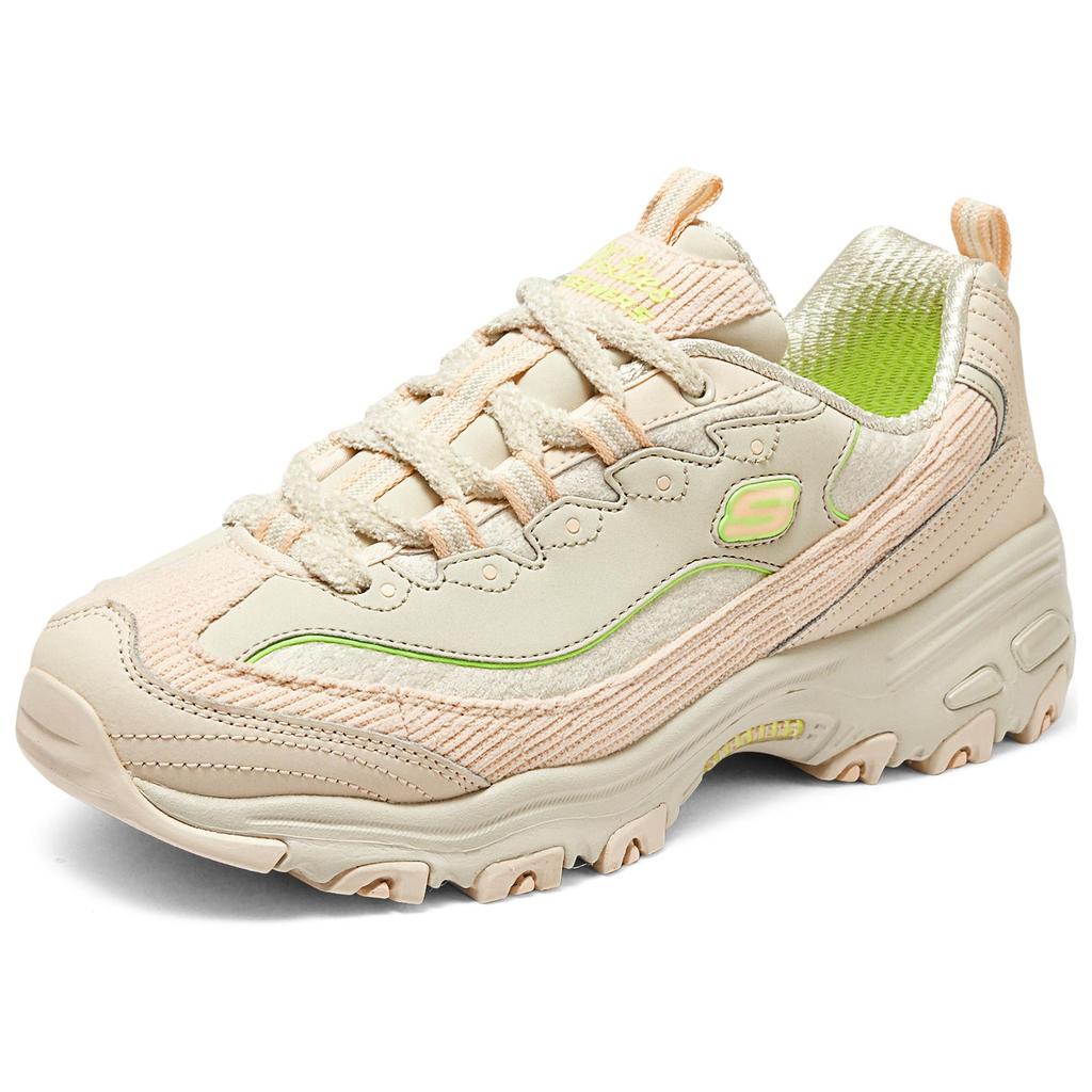 Skechers DLites Модные Удобные Низкие Папины Кроссовки Женские Кроссовки Светло-Розовые 150242-NTMT
