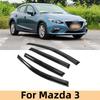 Для Mazda 3 2005-2018 Axela 2014-2019 Седан Хэтчбек Автомобильные Аксессуары для Стайлинга Ветровики Дефлекторы Оконные Накладки Защита от Солнца и Дождя