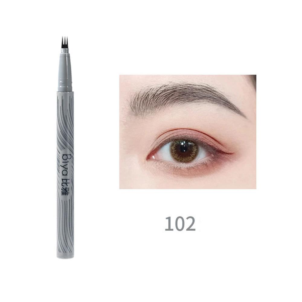 Biya Многофункциональный карандаш для бровей Определите нижние ресницы Стойкая ультратонкая подводка для глаз Водный карандаш для бровей