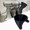 Flour Funnel Attachment for KitchenAid Stand Mixer 5qt Bowl Easy Pour Stand Mixer Funnel for Dry Liquid Ingredients Mess-Free Baking Tools