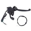 22mm0.87in Dual Brake Lever Assembly with Thumb Throttle Accelerator Cable for 50cc 90cc 150cc