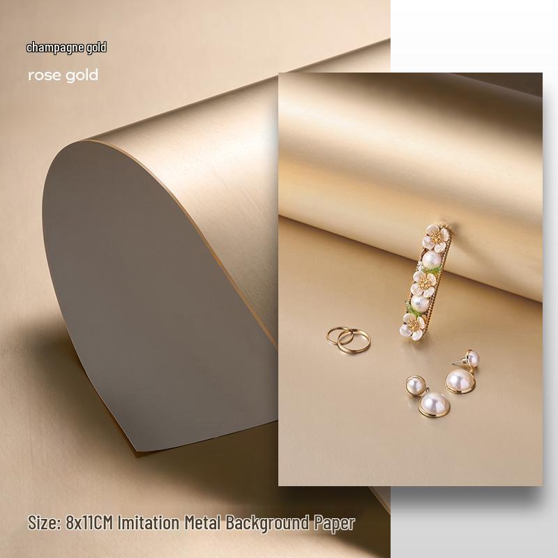 Высококачественная металлическая фотобумага для фона: Идеально подходит для предметной съемки, реквизита, украшений и цифровых сценических декораций.