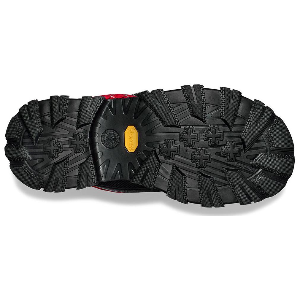 UGG Короткие уличные ботинки из коровьей кожи Женские Небесно-голубой/Черный 1161890-BKYB