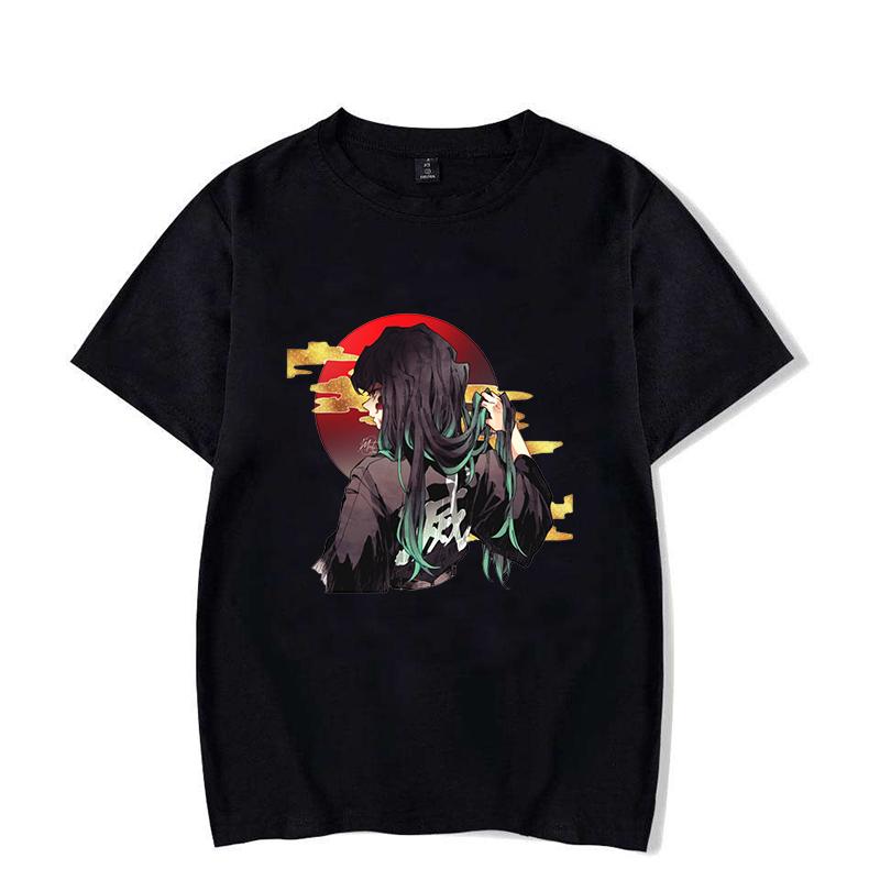 New Anime Tokitou Muichirou T-Shirt Men Women T Shirt Cosplay Clothes Streetwear Tee Shirt Plus Size Tops