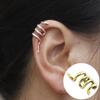 Women Lady Unique Mini Snake Shape Ear Cuff Clip Punk Earring