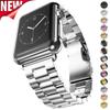 Ремешок из нержавеющей стали для Apple Watch S11 10 46мм 42мм Ultra 3 49мм 45мм 41мм 44мм Металлический ремешок для IWatch Серии 9 8 7 SE 6 5 4 3