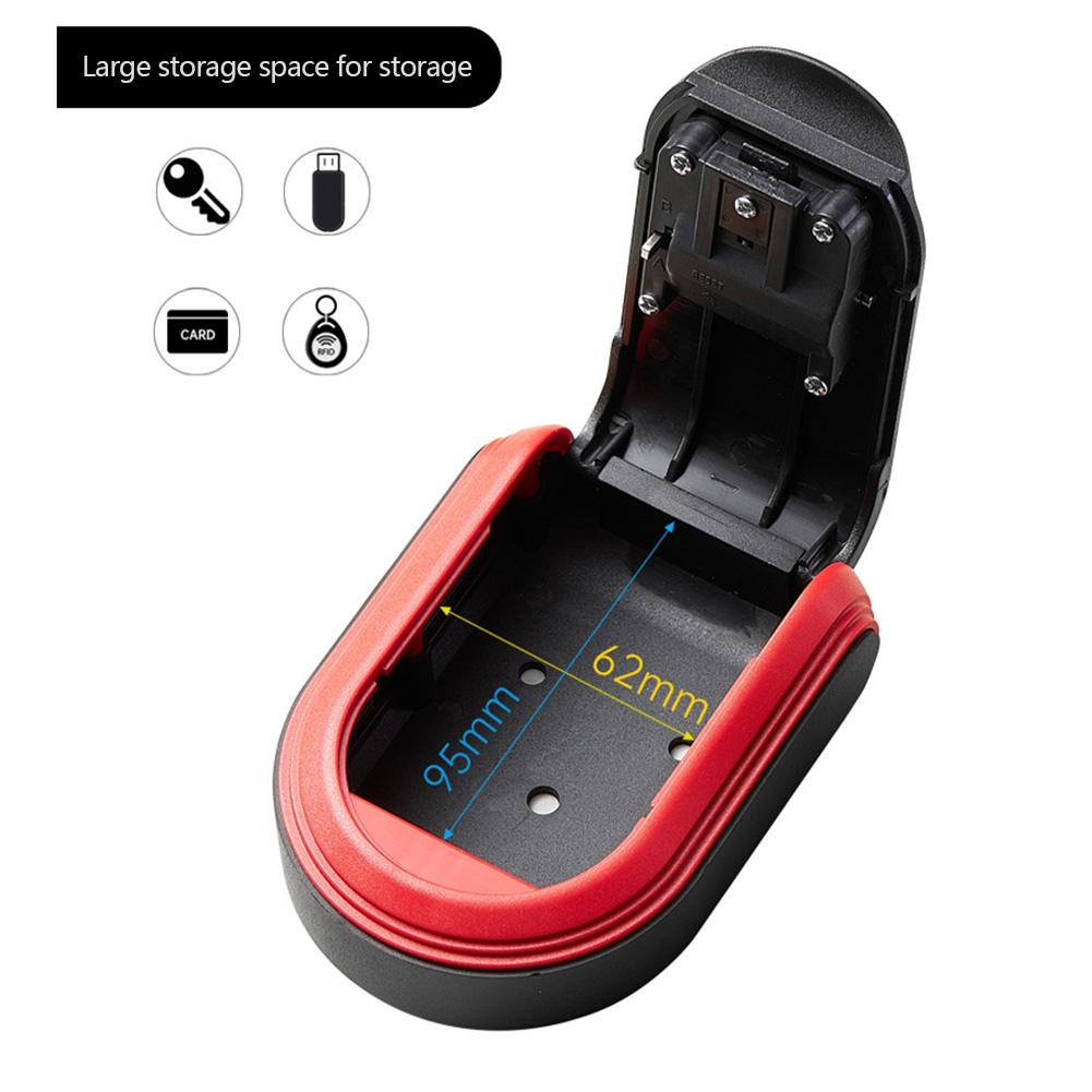 Настенное хранилище ключей, 4-значный кодовый сейф для хранения ключей, пластиковый сейф для ключей, для использования в помещении и на открытом воздухе для домашнего офиса