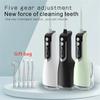 Oral Irrigator Smart Rechargeable Water Flosser Portable Dental Water Jet 200ML Water Tank Waterproof Teeth Cleaner