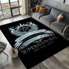 3D SPN Сверхъестественное Знак Дин Сэм Ковер Коврик для Гостиной Спальни Дома Декорация Дивана, Коврик для Игровой Зоны Детей Нескользящий Напольный Коврик
