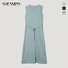 [She S Miss] Длинное платье без рукавов с завязками Swwopp22150