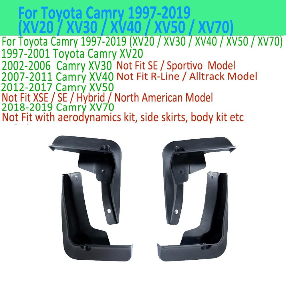 Для Toyota Camry XV20 XV30 XV40 XV50 XV70 20 30 40 50 70 1997-автомобильное крыло, брызговик, брызговики автомобиля
