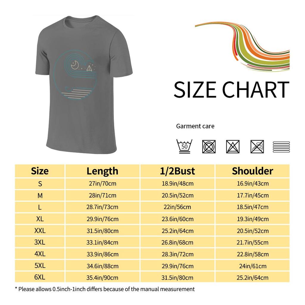 Moonlight Companions Abrasionresistant Reversible Tshirtkorean Style Minimal Breathable And Skinfriendly Short Sleeve