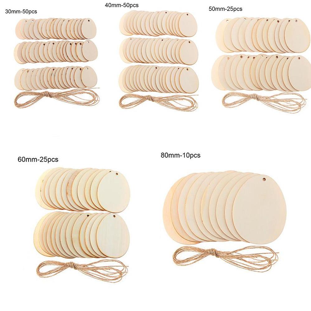 Household Hanging Ornaments Wooden Graffiti Wood Slice Wood Chips Easter Decorations Easter Eggs