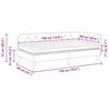Corner Bed Frame Light Grey 90 x 190 cm Fabric