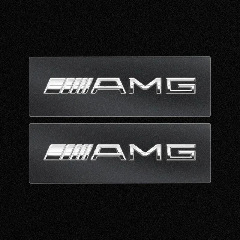 XCEAA1 2025 For Mercedes-Benz Car Goods Brake Caliper Badge Sticker Decorate Decal For Mercedes Benz AMG W204 W205 W212 W213 W221 W117